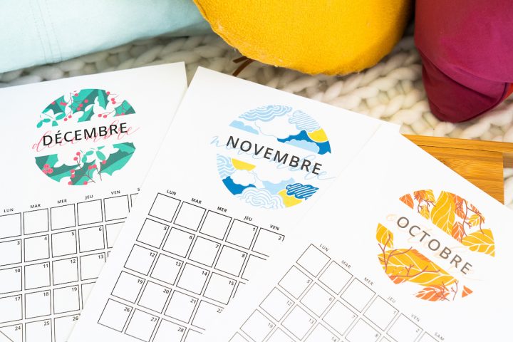 Calendriers Imprimer Automne Blog Lifestyle La Penderie De Chloe