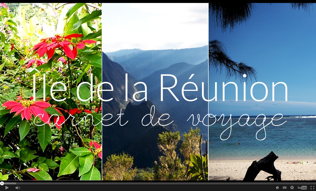 Carnet de voyage à l'île de la Réunion - Voyager, découvrir, partager
