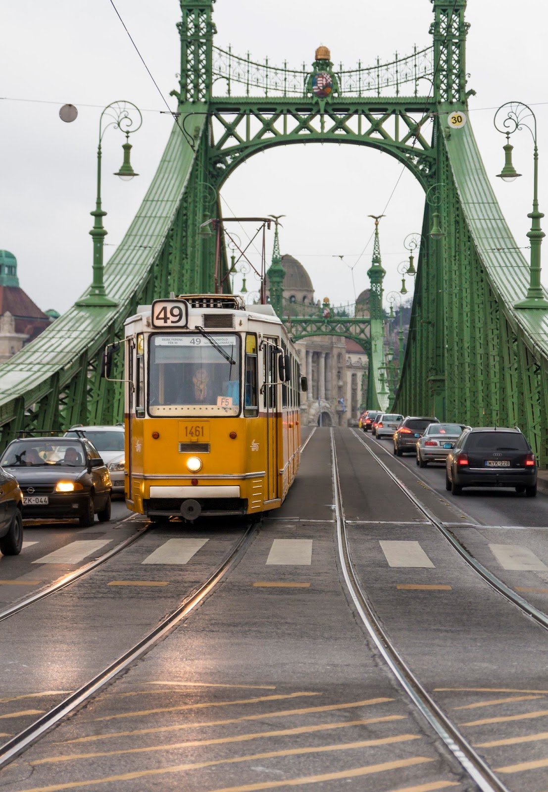 Budapest tramway visite week-end