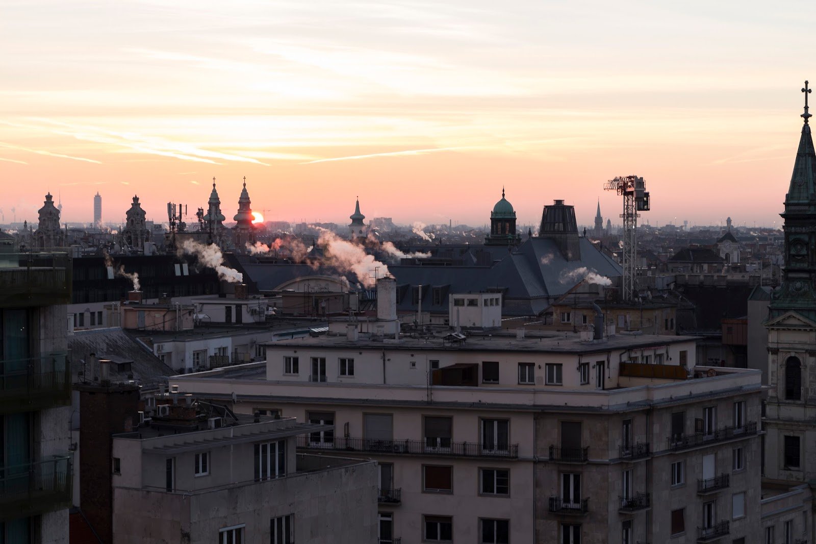 Budapest lever de soleil carnet voyage