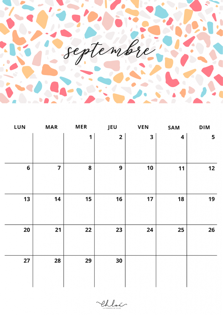 Calendrier Avent à imprimer  La penderie de Chloé, blog lifestyle